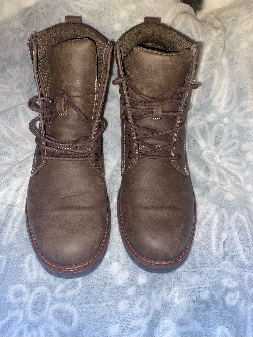 Goodfellow & Co Brown Lace-Up Work Boots